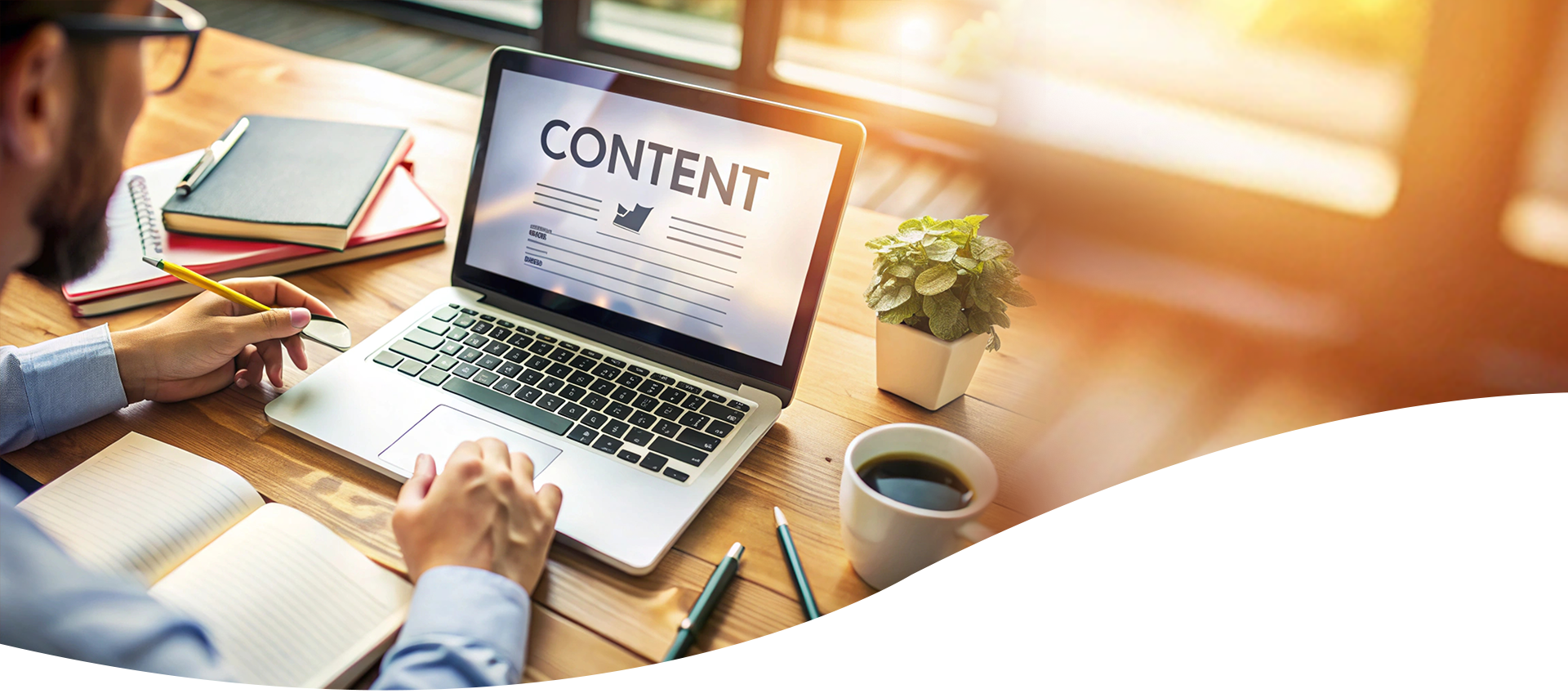 content-writing banner